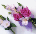 Tailored styling of garden flowers.