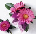 Elegant trimmings are designed with the tailored styling of garden flowers.