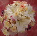 For the Bride: This coordinated series features shells as accents to convey the spirit of a seaside ceremony.