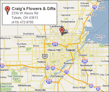 Welcome to Craig's Flowers & Gifts :: (419) 472-8700
